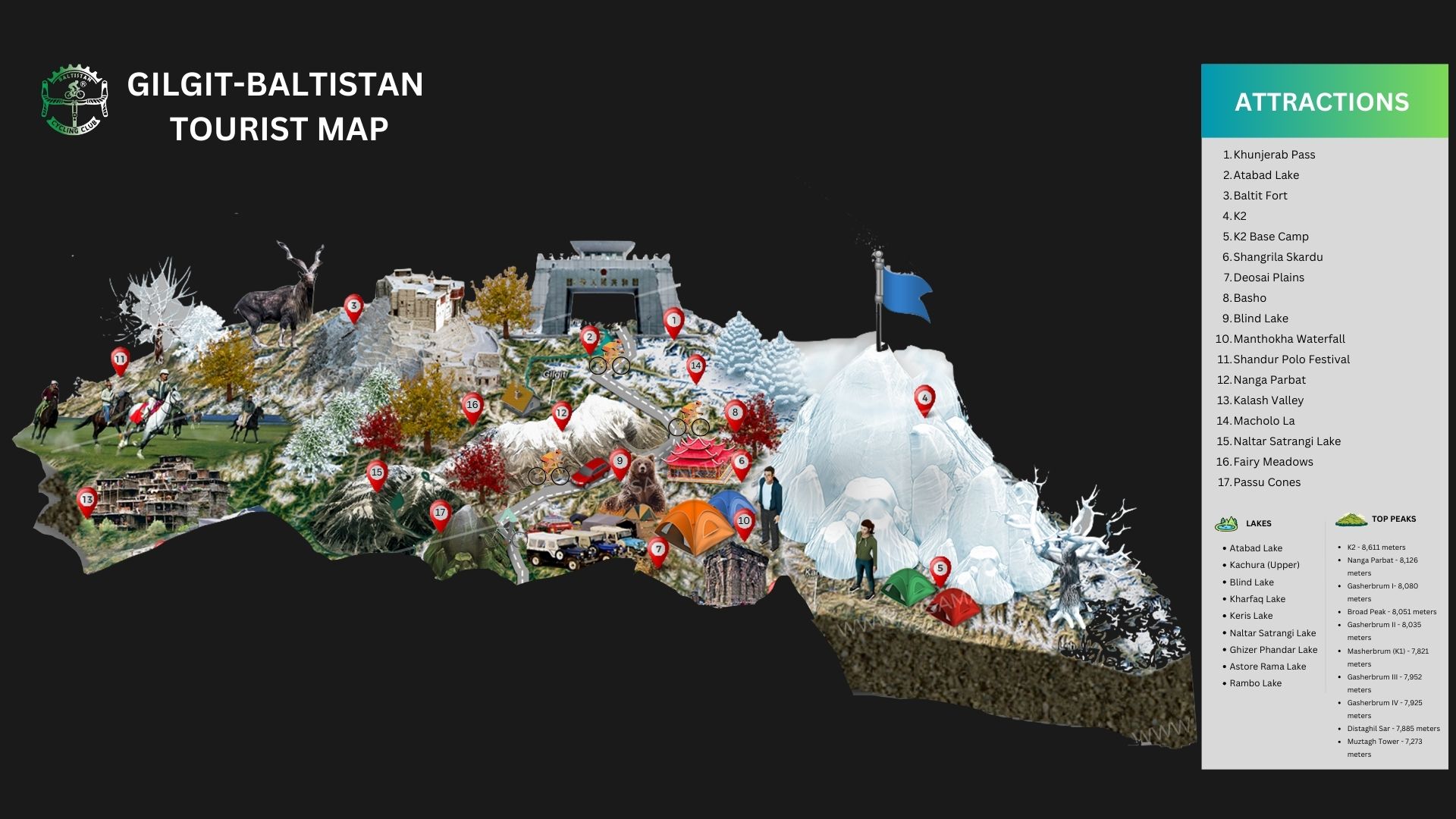 Gilgit-Baltistan regional map preview